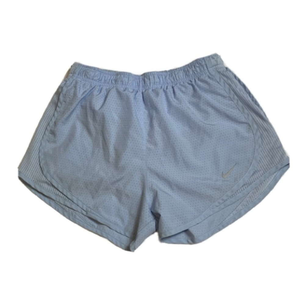 Nike Dri-Fit Light Blue Breathable Athletic Shorts